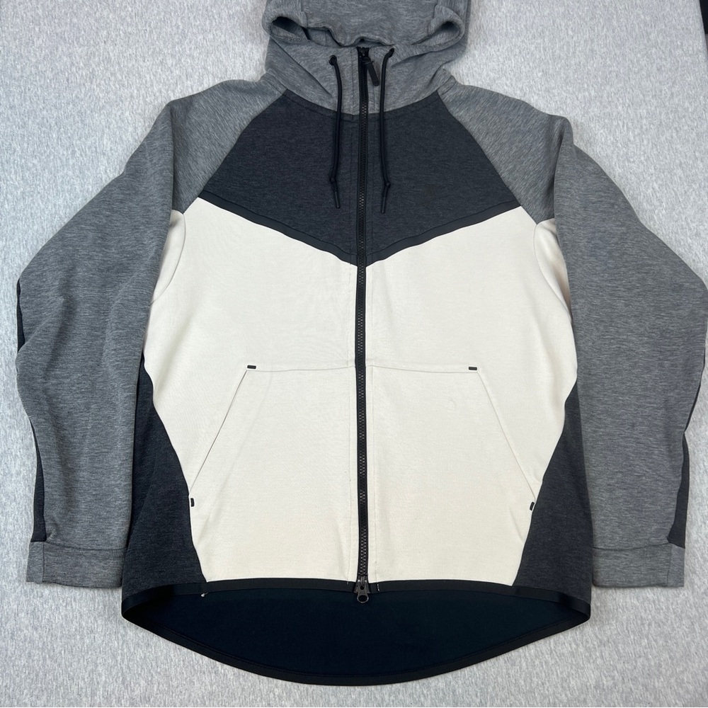 Nike Tech Fleece Tri Color Full zip Hoodie Size Large